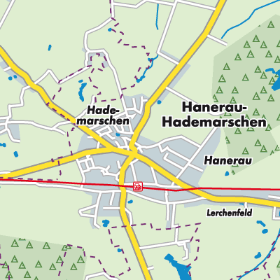 Übersichtsplan Hanerau-Hademarschen
