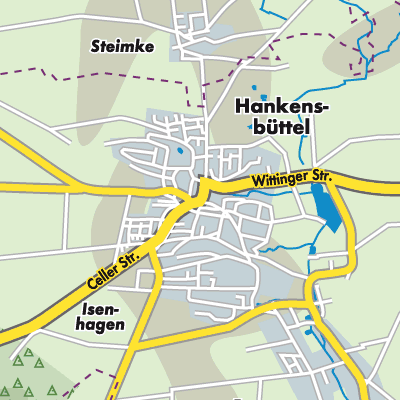 Übersichtsplan Hankensbüttel