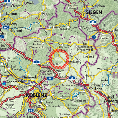 Landkarte Hartenfels