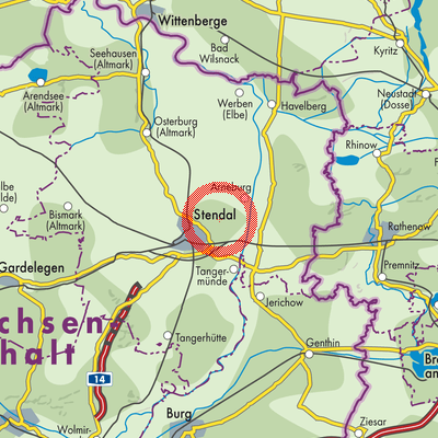 Landkarte Hassel