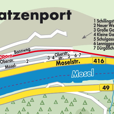 Stadtplan Hatzenport