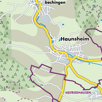 Übersichtsplan Haunsheim