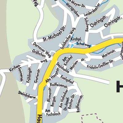 Stadtplan Hausen