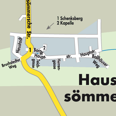 Stadtplan Haussömmern