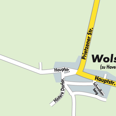 Stadtplan Havelaue