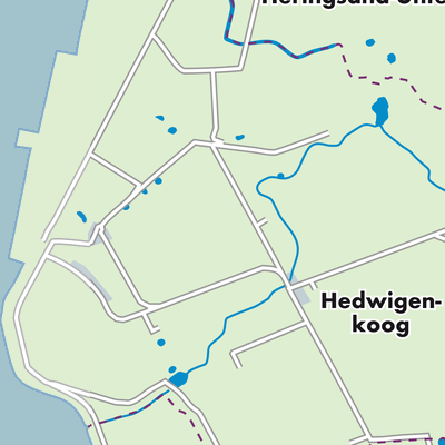 Übersichtsplan Hedwigenkoog