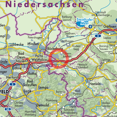 Landkarte Heeßen