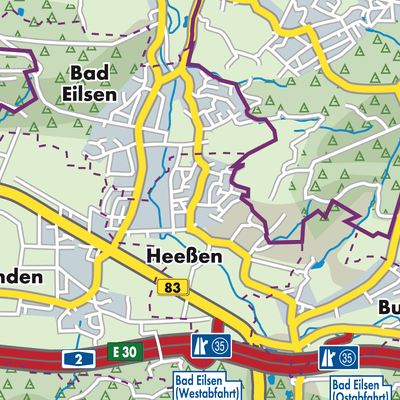 Übersichtsplan Heeßen