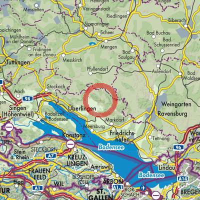 Landkarte Heiligenberg