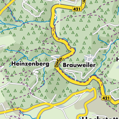 Übersichtsplan Heinzenberg