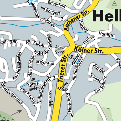 Stadtplan Hellenthal
