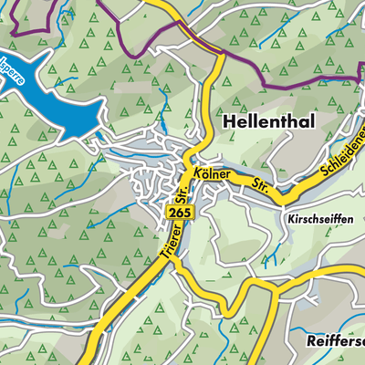 Übersichtsplan Hellenthal
