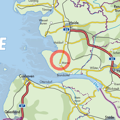 Landkarte Helse