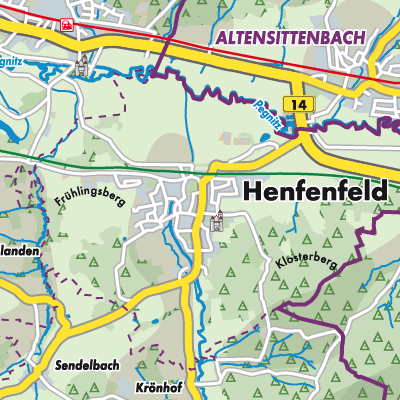 Übersichtsplan Henfenfeld
