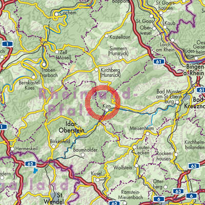 Landkarte Hennweiler