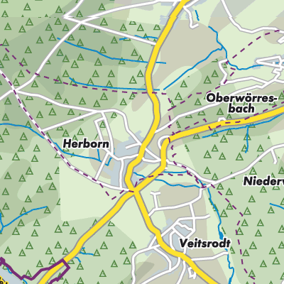 Übersichtsplan Herborn