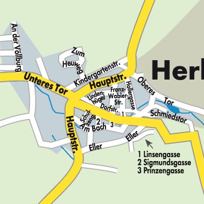 Stadtplan Herbstadt