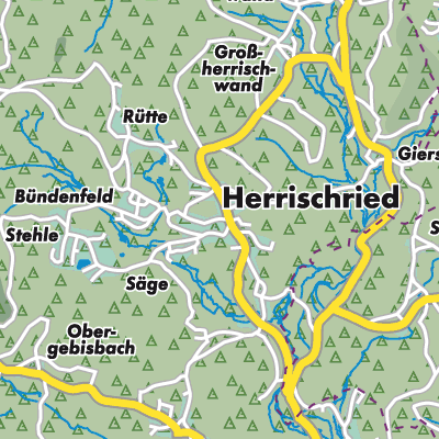 Übersichtsplan Herrischried