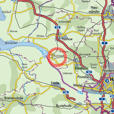 Landkarte Herzhorn