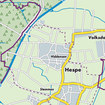 Übersichtsplan Hespe