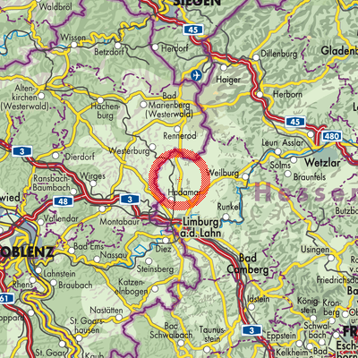 Landkarte Heuchelheim