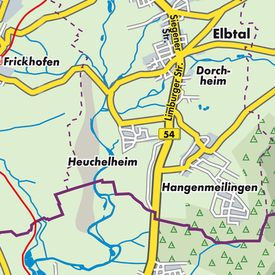 Übersichtsplan Heuchelheim