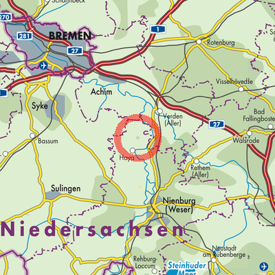 Landkarte Hilgermissen