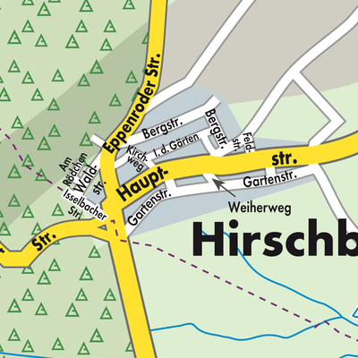 Stadtplan Hirschberg