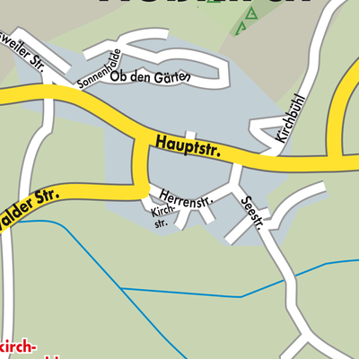 Stadtplan Hoßkirch