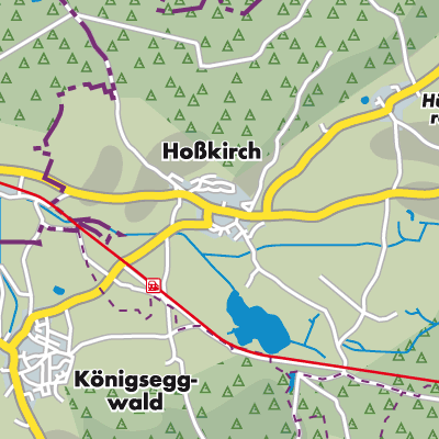 Übersichtsplan Hoßkirch