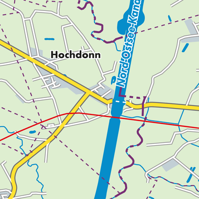 Übersichtsplan Hochdonn