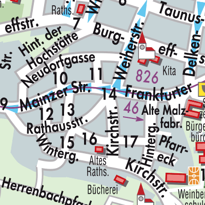 Stadtplan Hochheim