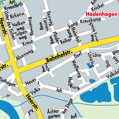 Stadtplan Hodenhagen
