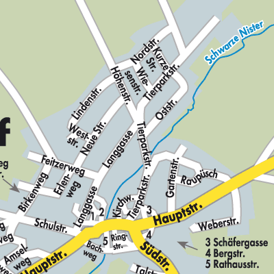 Stadtplan Hof