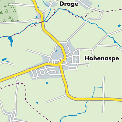 Übersichtsplan Hohenaspe