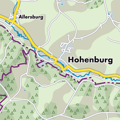 Übersichtsplan Hohenburg
