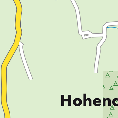 Stadtplan Hohendubrau - Wysoka Dubrawa