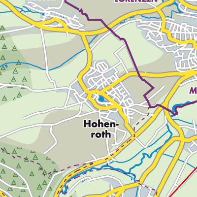 Übersichtsplan Hohenroth