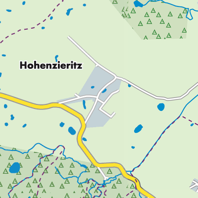 Übersichtsplan Hohenzieritz
