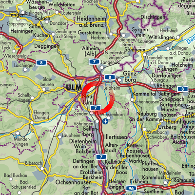 Landkarte Holzheim