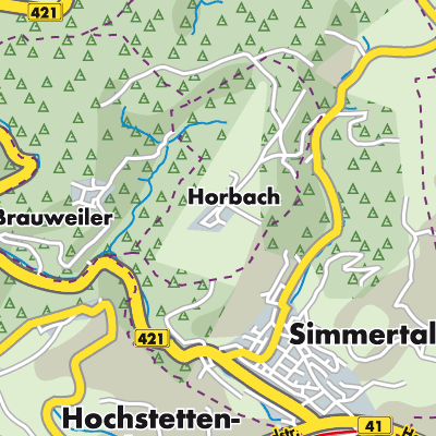 Übersichtsplan Horbach