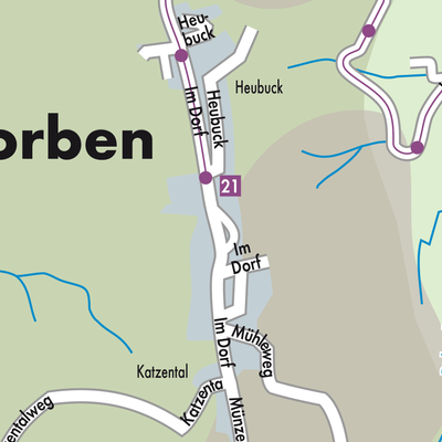 Stadtplan Horben