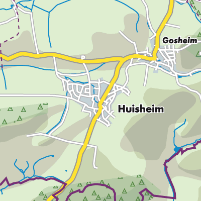 Übersichtsplan Huisheim