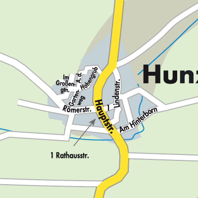 Stadtplan Hunzel