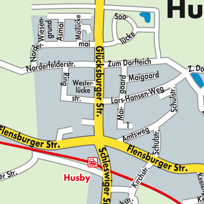 Stadtplan Husby