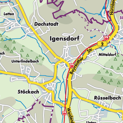 Übersichtsplan Igensdorf