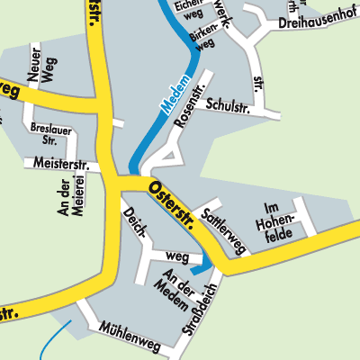 Stadtplan Ihlienworth