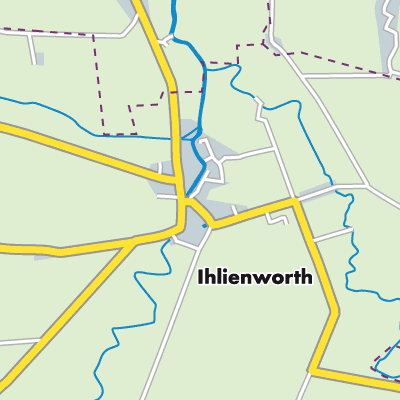 Übersichtsplan Ihlienworth