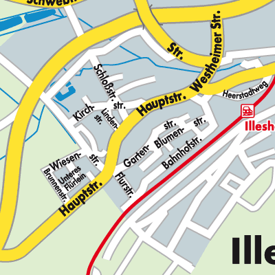 Stadtplan Illesheim