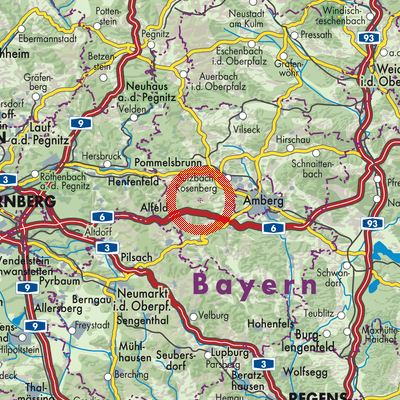 Landkarte Illschwang